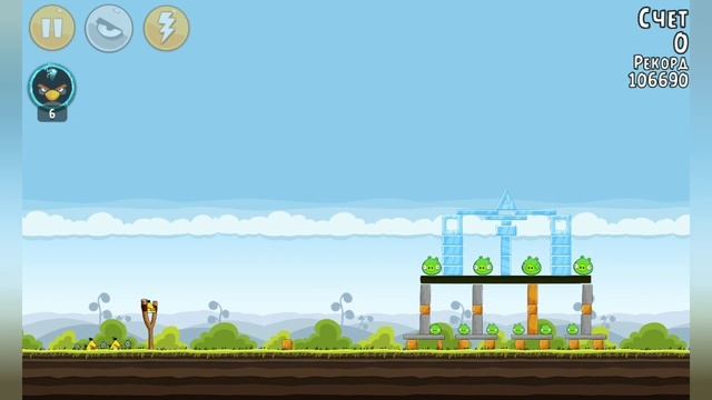 Angry Birds Classic Mighty Hoax Прохождение #6 - Второе похищение яиц! Second bird eggs steal #6 смотреть онлайн