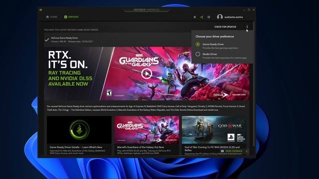 Nvidia Graphic Card Driver Switch (Game to Studio) смотреть онлайн