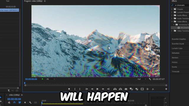 How To Make Chromatic Aberration Effect in Premiere Pro смотреть онлайн
