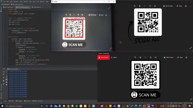 Open CV QR code reader смотреть онлайн