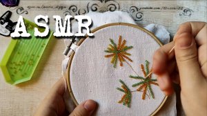 [ASMR] Процесс создания вышивки бисером
