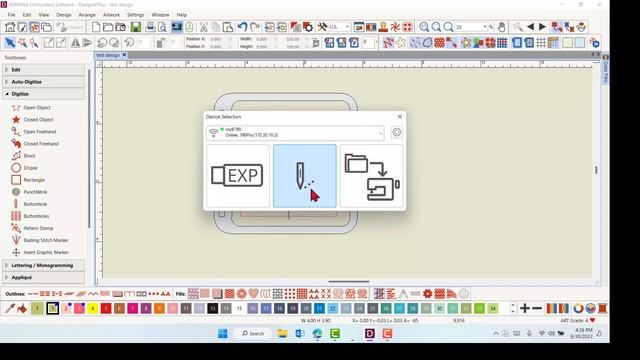 1 22 Sending Designs to a WiFi-Enabled Machine смотреть онлайн