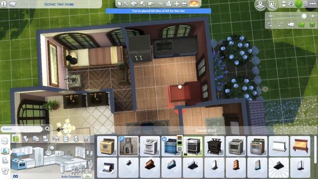 Gothic Tiny Home || Sims 4 Speed Build|| смотреть онлайн