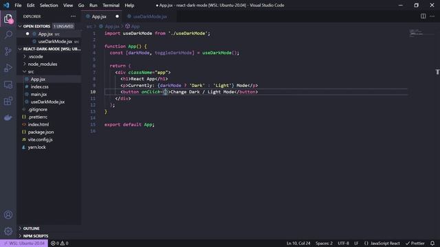 Create a Dark Mode Toggle Hook in React смотреть онлайн