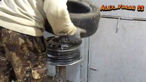 ШИНОМОНТАЖНЫЙ СТАНОК из АВТОМОБИЛЬНОЙ СТОЙКИ своими руками  DIY TIRE CHANGE MACHINE from a CAR RACK