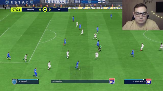 Troyes - Lyon My reactions and comments FIFA 23 смотреть онлайн