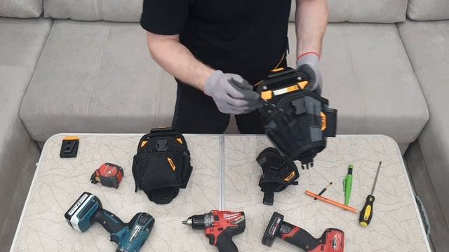 Обзор подсумков Toughbuilt. Кобура для шуруповёрта TB-CT-20S, TB-CT-20L, TB-CT-20LX. Комфорт