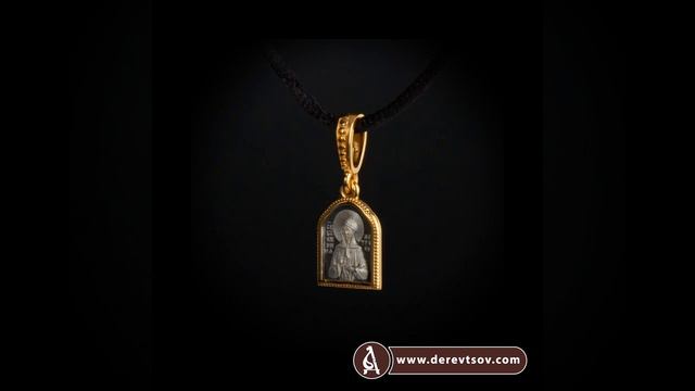 Нательная иконка серебряная - образ Блаженной Матроны Московской PISP02 смотреть онлайн