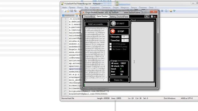 Origin Brute/Checker Info+Battlelog Parser/Checker Info
