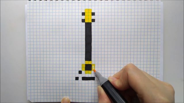 Рисуем по клеточкам ГИТАРУ #66 - #pixelart смотреть онлайн