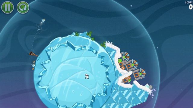 Angry Birds Space Cold Cuts first 15 level gameplay смотреть онлайн