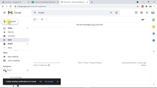 Send Bulk Email From Google Sheet ! смотреть онлайн