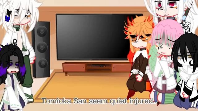 Hashira react to Tomioka Giyuu || sanegiyuu || Kny || смотреть онлайн