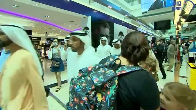 HH Sheikh Mohammed bin Rashid Al Maktoum visit Dubai Airport смотреть онлайн