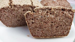 Мой лучший рецепт гречневого хлеба!! РЕЦЕПТ ХЛЕБА БЕЗ ГЛЮТЕНА, САХАРА И ЯИЦ/ИЗ 4 ИНГРЕДИЕНТОВ