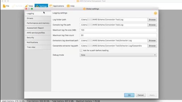 How do I increase logging levels in AWS Schema Conversion Tool (SCT)? смотреть онлайн