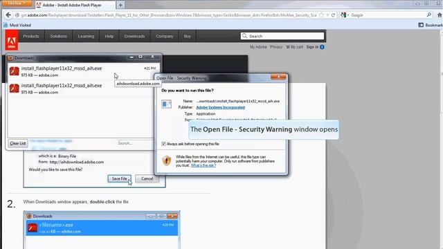 Install / Update Adobe Flash Player смотреть онлайн