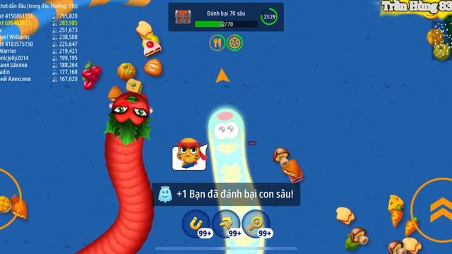 🐍WORMSZONE.IO | GIANT SLITHER SNAKE TOP 01 / Epic Worms Zone Best Gameplay! | Trần Hùng 83 смотреть онлайн