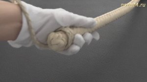 Дурака 12-ти полосная с граненым узлом светлая сыромятная - nozh74.ru