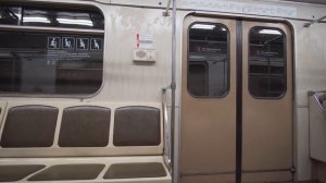 Russia, Moscow, metro ride from Марьино to Братиславская