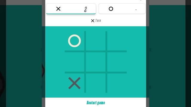 Tic tac toe game | gameplay of tic tac toe game |google online game |google tic tac toe game #short смотреть онлайн
