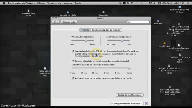 Como Activar las teclas F1,F2,etc. En Mac смотреть онлайн