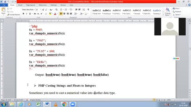 PHP DATATYPES,OPERATORS,GET & POST METHODS смотреть онлайн