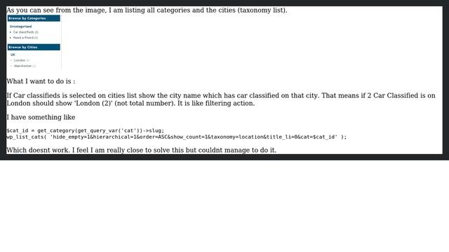 Wordpress: Show Available Taxonomy List with Current Category смотреть онлайн