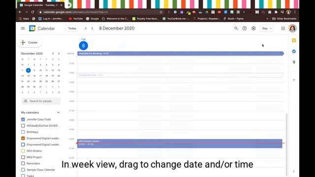 Calendar Drag and Drop смотреть онлайн