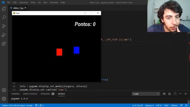 Como fazer jogos em Python! Curso Pygame #07 - Música e Som смотреть онлайн