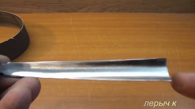 Резец по дереву из РЕССОРЫ холодный способ