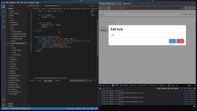 Real-World Todo App In Svelte #5 - Components with Tailwind CSS and Flowbite смотреть онлайн