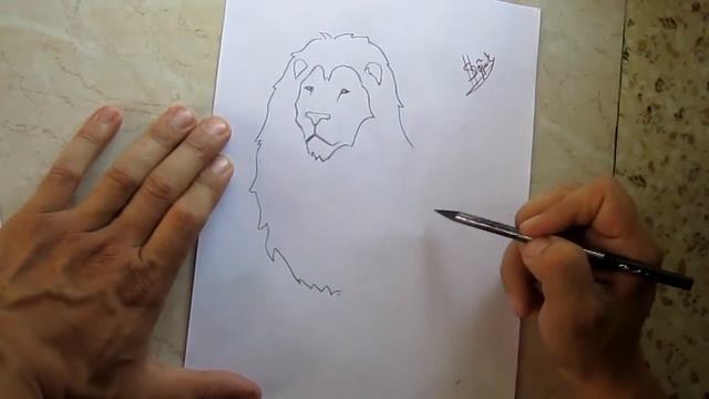 как рисовать льва смотреть онлайн