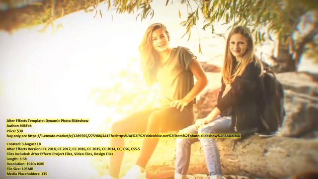 Dynamic Photo Slideshow | After Effects Template | VideoHive 22400360