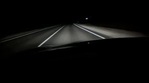Kia K5 - как светят LED фары ночью (Рефлекторного типа).