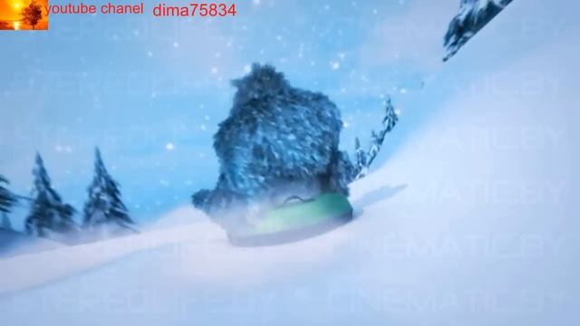 Улетные снежные горки - 5D Кинотеатр Soul Plane snow slides - 5D Cinema смотреть онлайн