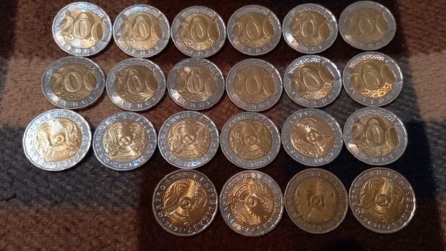 ДВАДЦАТЬ ДВЕ МОНЕТЫ 200 ТЕНГЕ решкой и орлом на байковой поверхности 26-ого Января - ДЕНЕЖНЫЙ ПОТОК смотреть онлайн