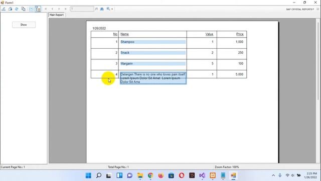 Text Missing or Cut On Crystal Reports смотреть онлайн