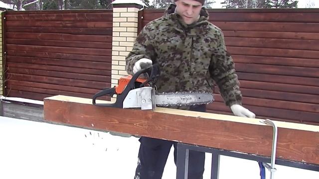 Ровная Торцовка бруса смотреть онлайн