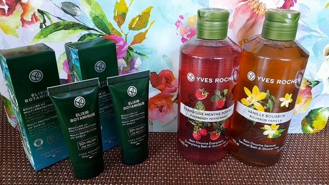 Yves rocher ?? распаковка посылки, новинки - аромат Sur la Lande, солнцезащитный крем Elixir Botani смотреть онлайн