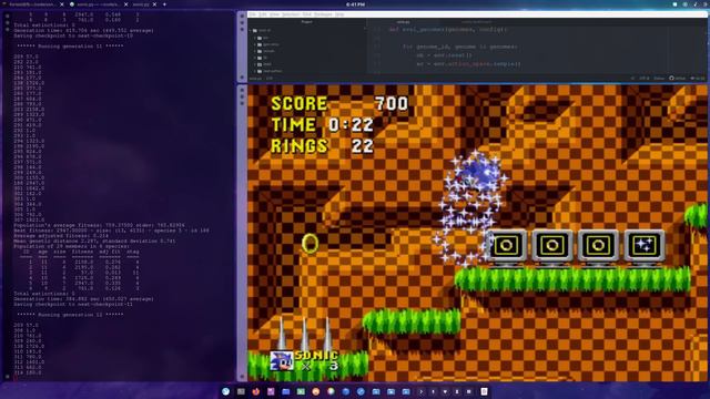 A.I. Learns to Play Sonic the Hedgehog - NEAT Explained! смотреть онлайн