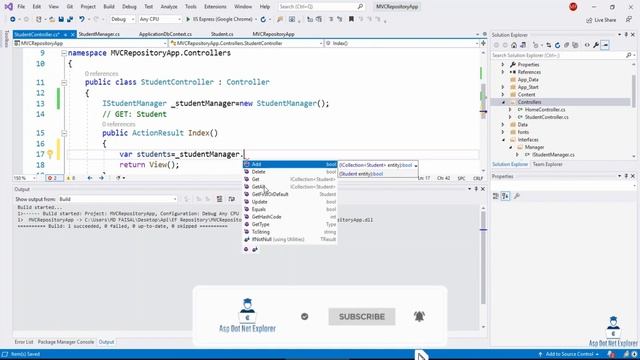 Get all data from database in Asp.Net MVC using Entity Framework with Repository Pattern смотреть онлайн