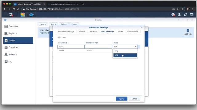 Tutorial: Minecraft Server 1.20 on Synology NAS with Docker смотреть онлайн