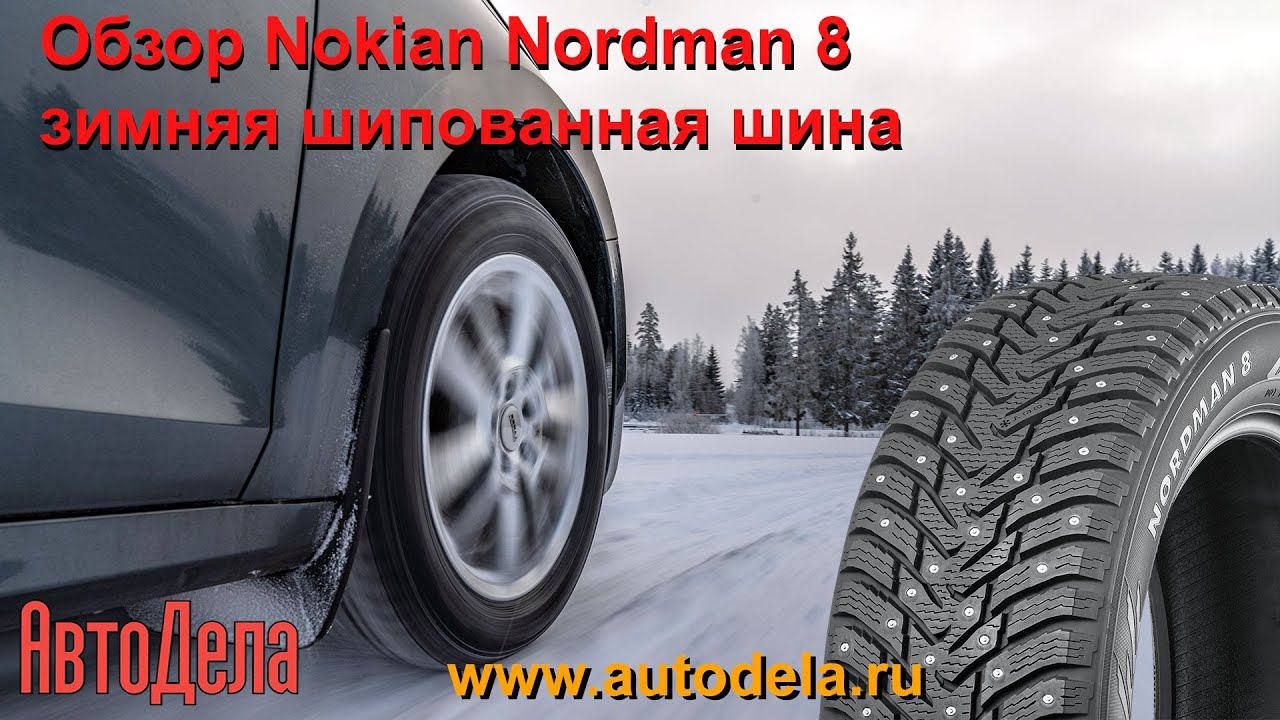 Обзор Nokian Nordman 8 – зимние шипованные шины смотреть онлайн
