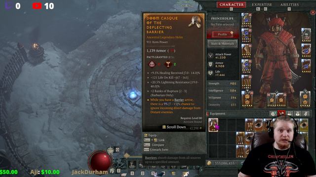 Diablo IV - Aspect Of The Deflecting Barrier (Defensive, All Classes)[Patch 1.22] смотреть онлайн