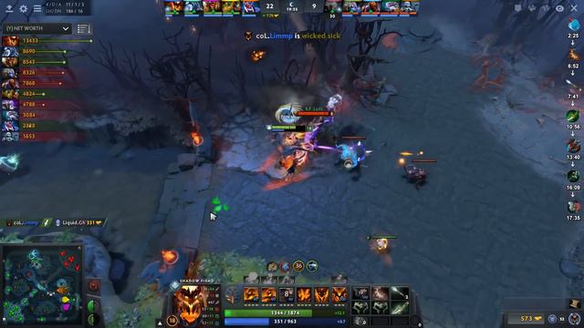 Limmp [coL] plays Shadow Fiend!!! Dota 2 7.20 смотреть онлайн