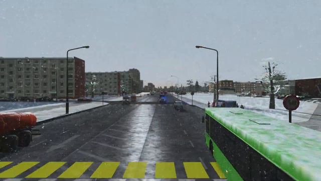 Могилёв в Cities Skylines | Поездка на автобусе №8 смотреть онлайн