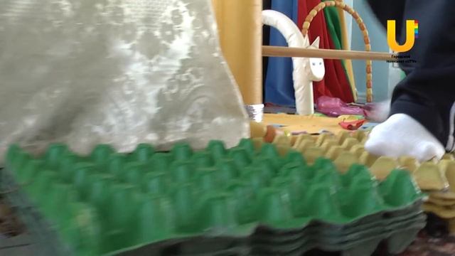 Спортивное оборудование из подручных материалов появилось в детском саду №5 смотреть онлайн