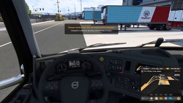 КУПИЛ НОВУЮ ВОЛЬВО С САЛОНА В AMERICAN TRUCK SIMULATOR! смотреть онлайн