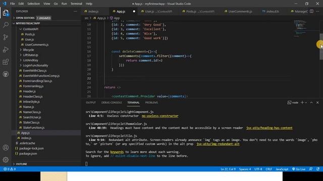 #23 : context api part 2 | How to use context with example | react context explained with example смотреть онлайн